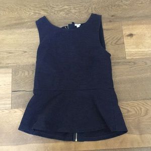J.Crew navy blue/black woman shirt